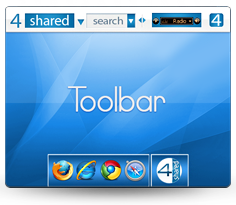 4shared Toolbar
